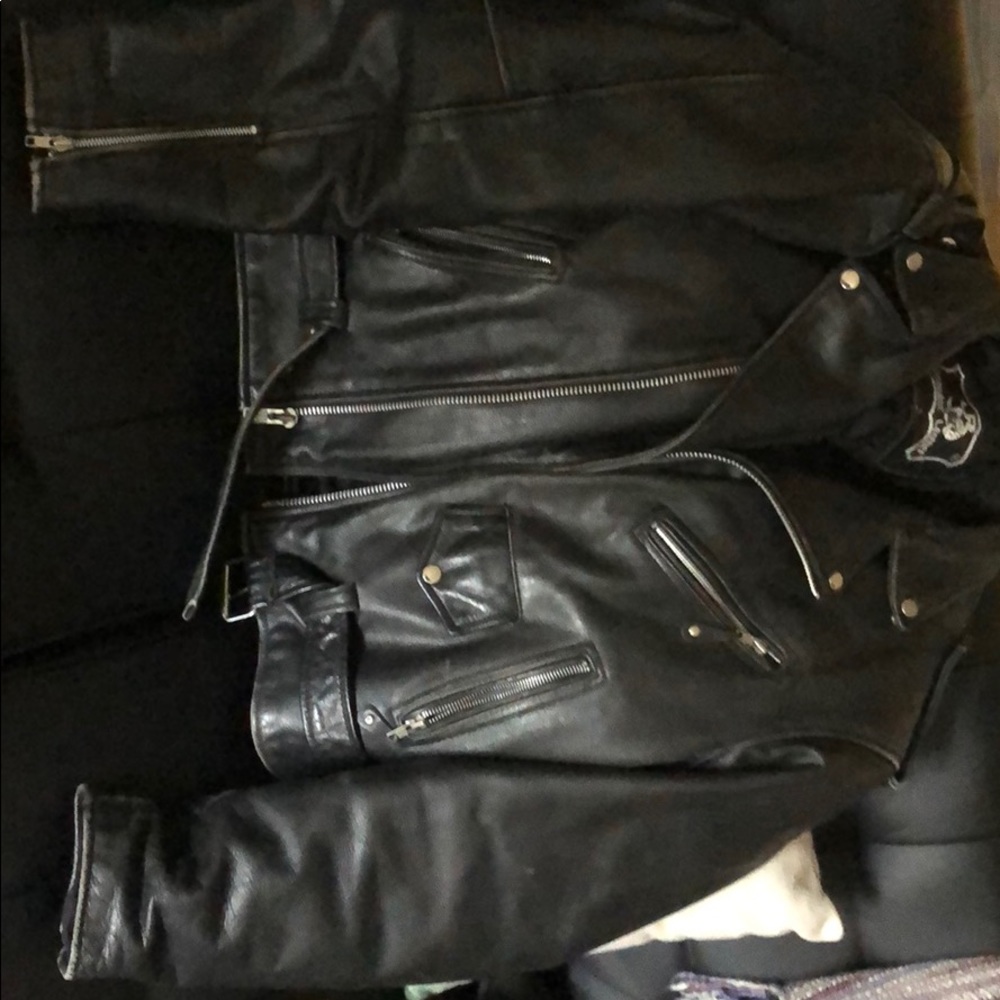 Leather jacket